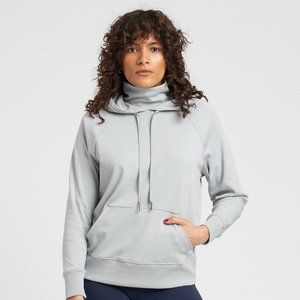 Universal Standard Fallon Funnel Neck Hoodie, 2XS Quarry